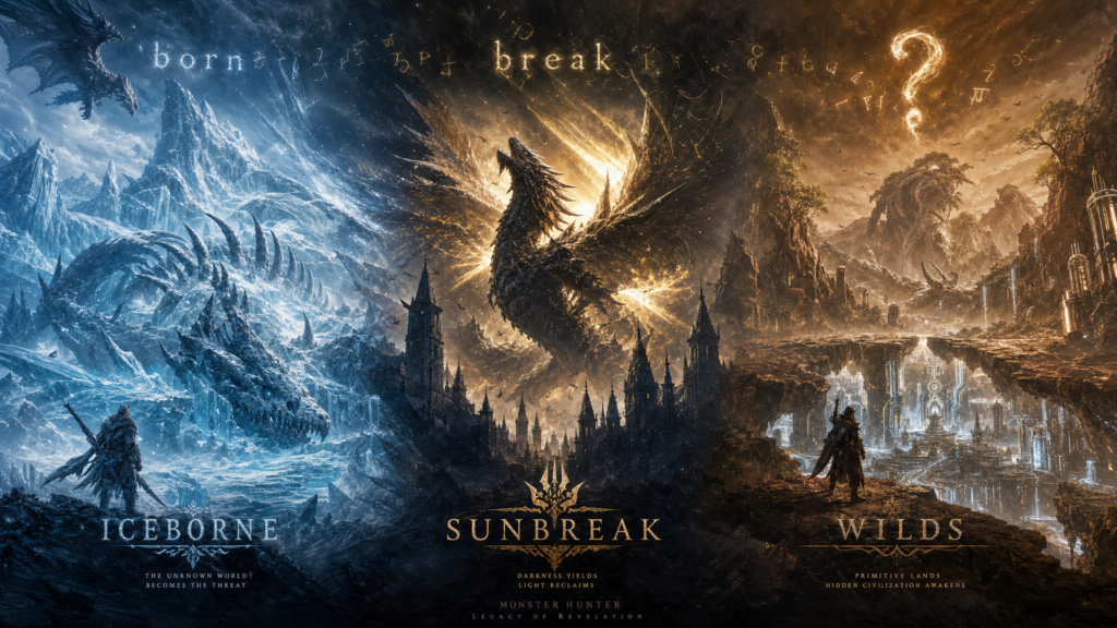 モンハンワイルズ MR タイトル 命名法則 Iceborne Sunbreak 分析